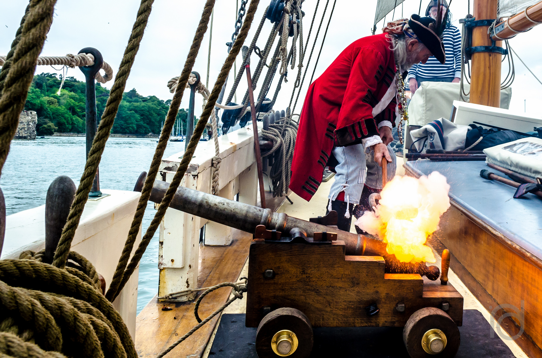 The Knight Shop aboard the tall pirate ship Vilma